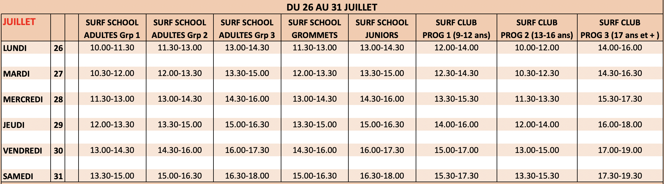 juillet 4 juillet 4